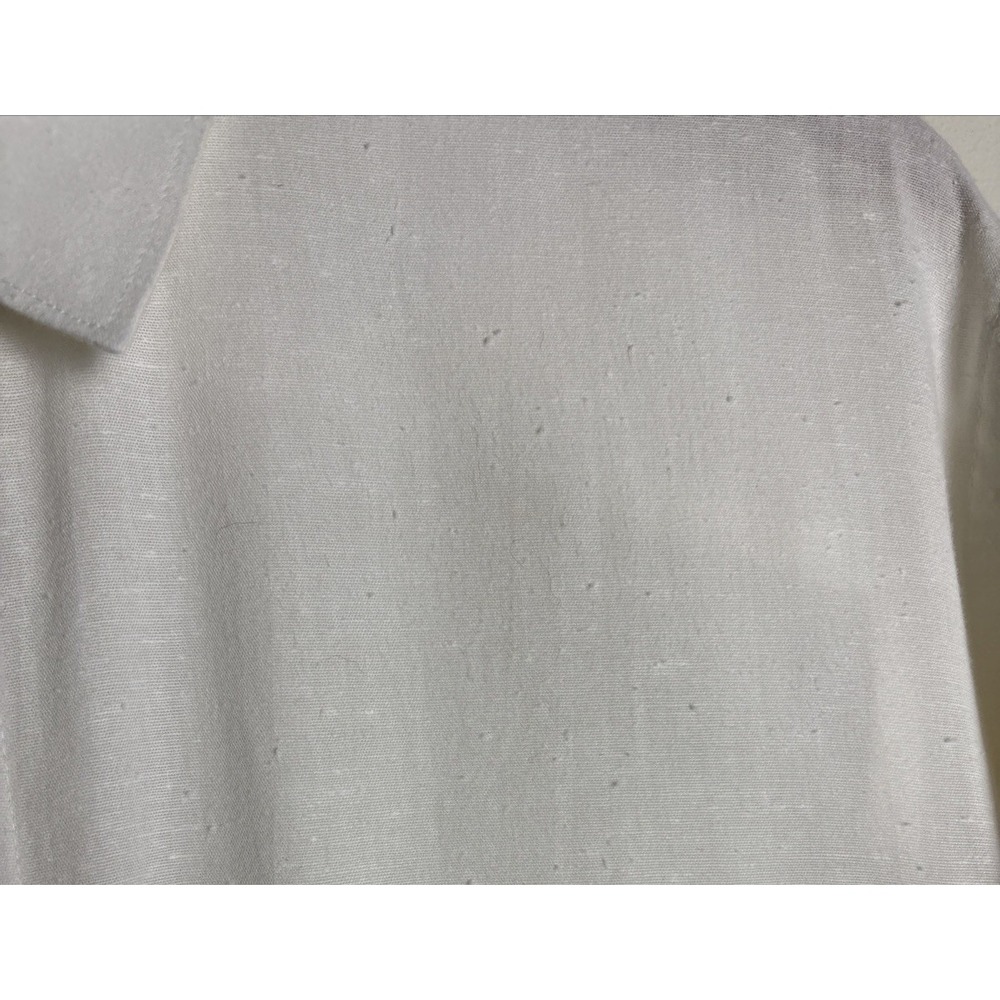 Hiroshi Kato Cotton Button Down Shirt Mens XL White Designer City - Picture 5 of 10